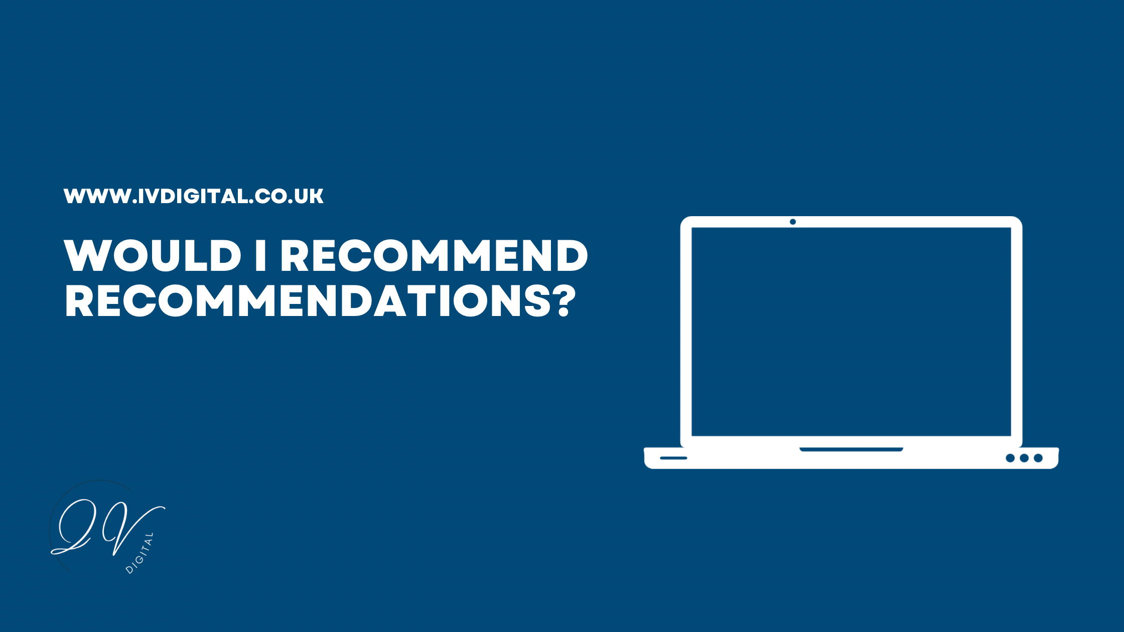 Would I recommend recommendations graphic