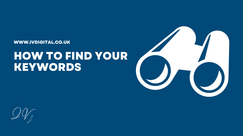 How to find keywords graphic